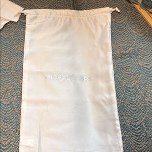 Michael Kors White Satin Bag